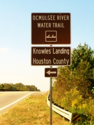 GDOT-Knowles Landing Sign